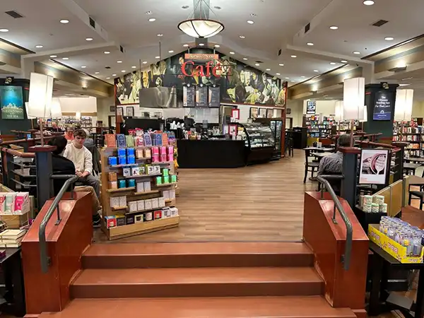 Omega Contracting Barnes & Noble Cafe commercial construction remodel in Ellicott City, MD