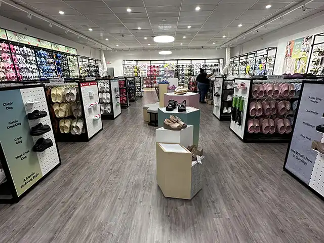 Omega Contracting and Consulting retail construction project after image for Crocs at Arundel Mills Mall in Hanover, MD